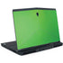 Green Carbon Fiber Specialty Texture Material Dell Alienware Skin