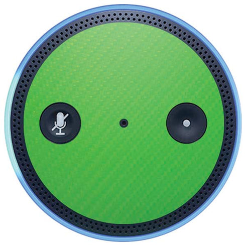 Green Carbon Fiber Specialty Texture Material Amazon Echo Skin