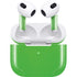 Green Carbon Fiber Specialty Material Apple AirPods (3rd Gen 2021) Skin
