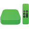 Green Carbon Fiber Specialty Texture Material Apple TV Skin