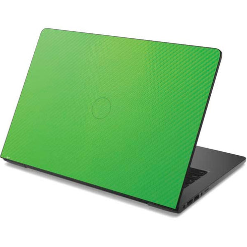 Green Carbon Fiber Specialty Texture Material Dell Chromebook Skin