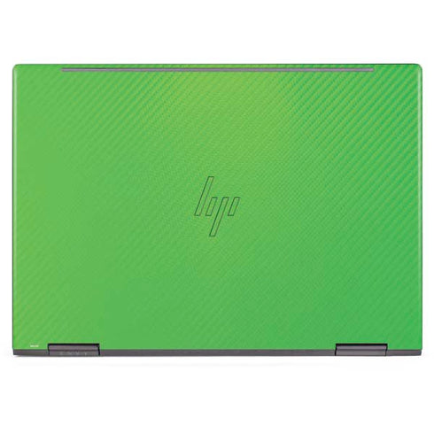 Green Carbon Fiber Specialty Texture Material HP Envy Skin