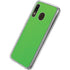 Green Carbon Fiber Specialty Material Galaxy A20 Clear Case