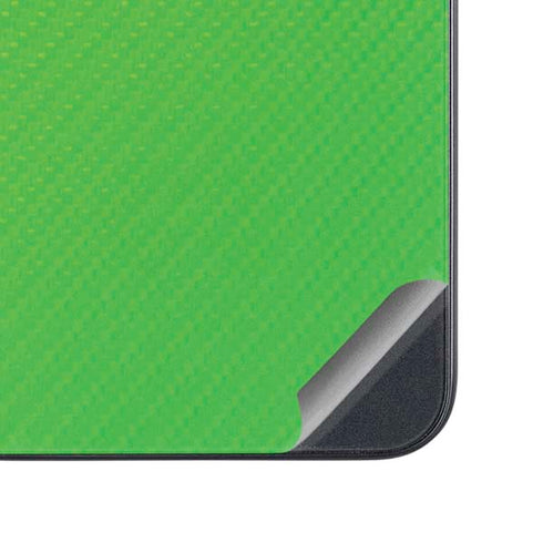 Green Carbon Fiber Specialty Material Galaxy A54 5G Skin