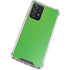 Green Carbon Fiber Specialty Material Galaxy A72 5G Clear Case