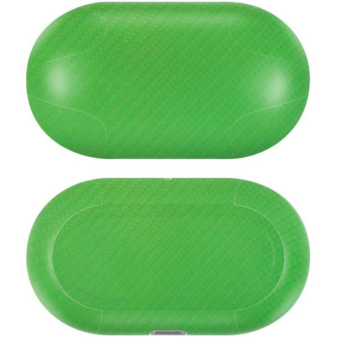 Green Carbon Fiber Specialty Material Galaxy Buds Plus Skin