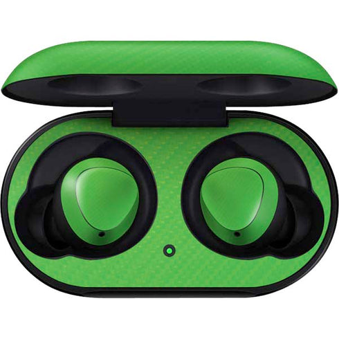 Green Carbon Fiber Specialty Material Galaxy Buds Skin