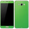 Green Carbon Fiber Specialty Material Galaxy J7 Skin