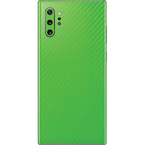 Green Carbon Fiber Specialty Material Galaxy Note 10 Plus Skin