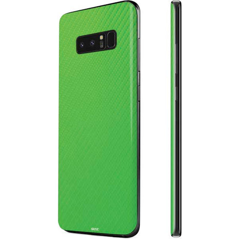 Green Carbon Fiber Specialty Material Galaxy Note 8 Skin