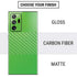 Green Carbon Fiber Specialty Material Galaxy Note20 Ultra 5G Skin