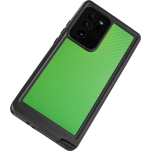 Green Carbon Fiber Specialty Material Galaxy Note20 Ultra 5G Waterproof Case