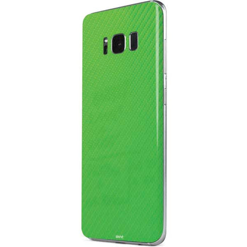 Green Carbon Fiber Specialty Material Galaxy S8 Plus Skin