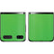 Green Carbon Fiber Specialty Material Galaxy Z Flip Skin