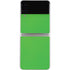 Green Carbon Fiber Specialty Material Galaxy Z Flip3 5G Skin