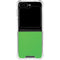 Green Carbon Fiber Specialty Material Galaxy Z Flip5 5G Clear Case