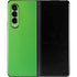 Green Carbon Fiber Specialty Material Galaxy Z Fold3 5G Skin