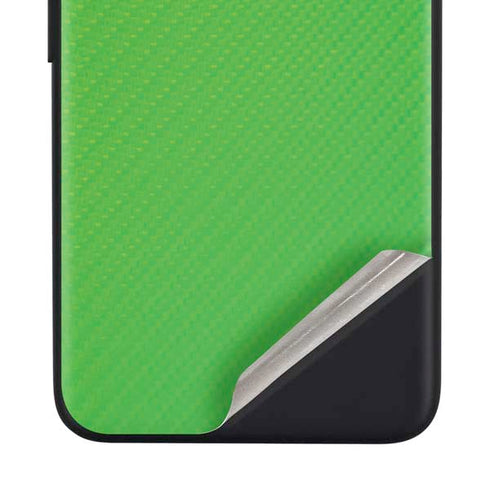 Green Carbon Fiber Specialty Material Google Pixel 4a Skin