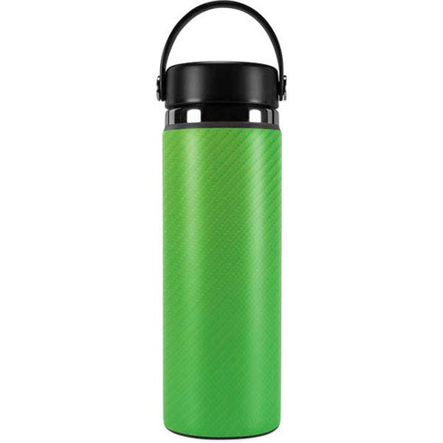 Green Carbon Fiber Specialty Material Hydro Flask 20oz Wide Mouth Skin