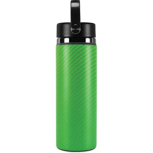 Green Carbon Fiber Specialty Material Hydro Flask 20oz Wide Mouth Skin