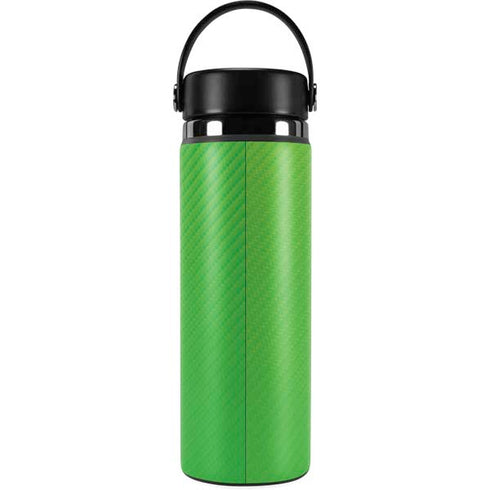 Green Carbon Fiber Specialty Material Hydro Flask 20oz Wide Mouth Skin