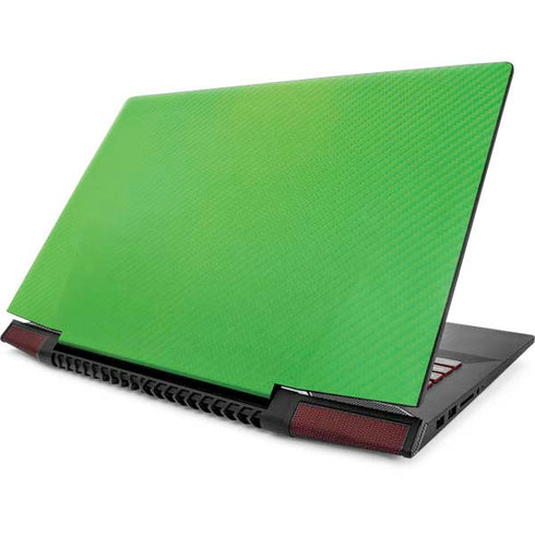 Green Carbon Fiber Specialty Texture Material Lenovo IdeaPad Skin