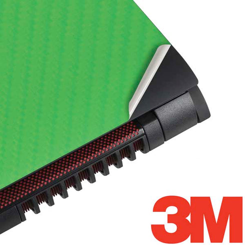 Green Carbon Fiber Specialty Texture Material Dell Inspiron Skin