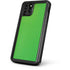 Green Carbon Fiber Specialty Material iPhone 11 Pro Max Waterproof Case
