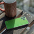 Green Carbon Fiber Specialty Material iPhone 11 Pro Skin