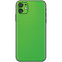 Green Carbon Fiber Specialty Material iPhone 11 Skin