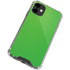Green Carbon Fiber Specialty Material iPhone 12 Clear Case
