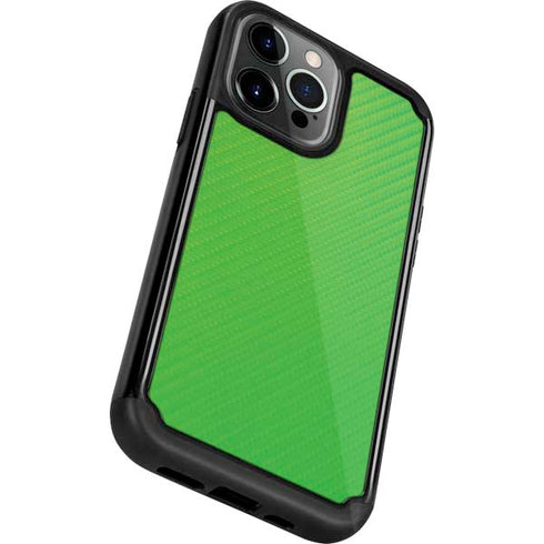 Green Carbon Fiber Specialty Material iPhone 13 Pro Cargo Case
