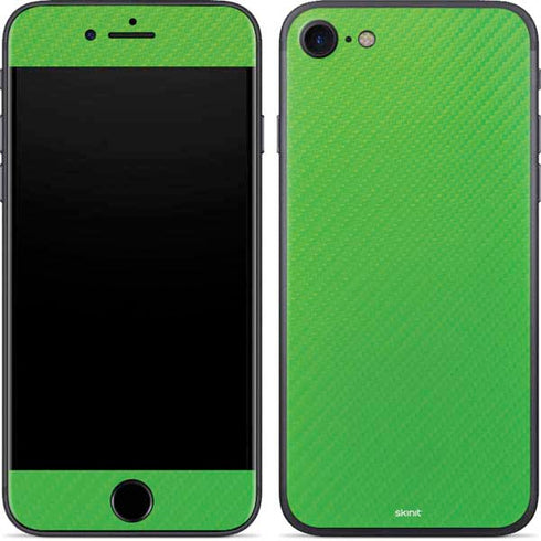 Green Carbon Fiber Specialty Material iPhone 8 Skin