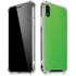 Green Carbon Fiber Specialty Texture Material iPhone XR Clear Case
