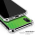 Green Carbon Fiber Specialty Texture Material iPhone XR Clear Case