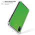 Green Carbon Fiber Specialty Texture Material iPhone XR Clear Case