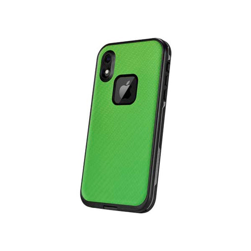 Green Carbon Fiber Specialty Texture Material LifeProof Fre iPhone Skin