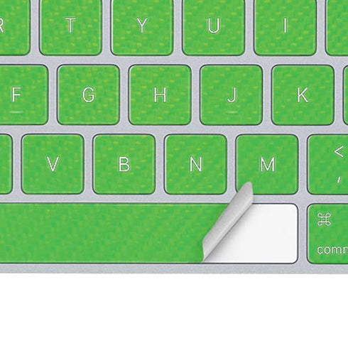 Green Carbon Fiber Specialty Material Magic Keyboard Skin