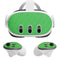 Green Carbon Fiber Specialty Material Meta Quest 3 Skin
