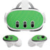 Green Carbon Fiber Specialty Material Meta Quest 3 Skin