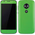 Green Carbon Fiber Specialty Material Moto E5 Play Skin