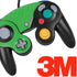 Green Carbon Fiber Specialty Material Nintendo GameCube Controller Skin
