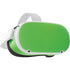 Green Carbon Fiber Specialty Material Oculus Quest 2 Skin