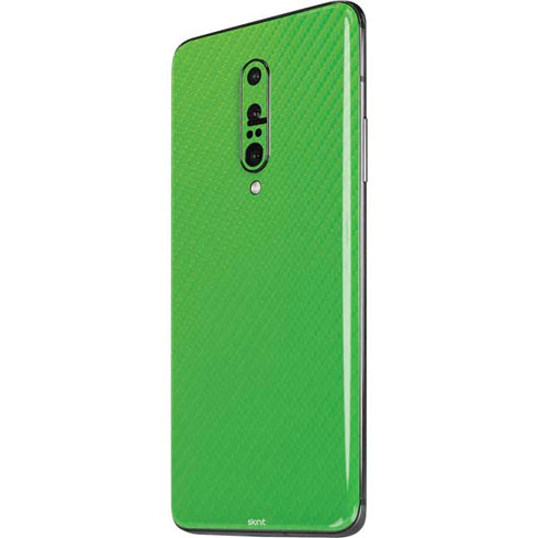 Green Carbon Fiber Specialty Material OnePlus 7 Pro Skin