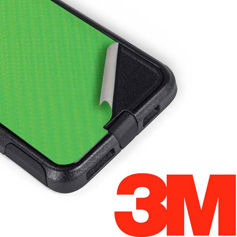 Green Carbon Fiber Specialty Texture Material Otterbox Commuter iPhone Skin