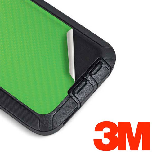 Green Carbon Fiber Specialty Texture Material Otterbox Defender Galaxy Skin