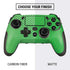 Green Carbon Fiber Specialty Material PlayStation Scuf Vantage 2 Controller Skin