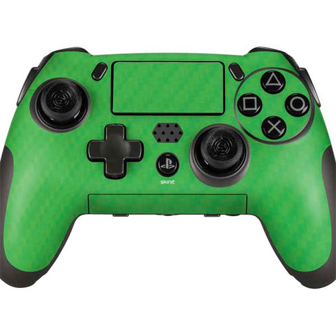 Green Carbon Fiber Specialty Material PlayStation Scuf Vantage 2 Controller Skin