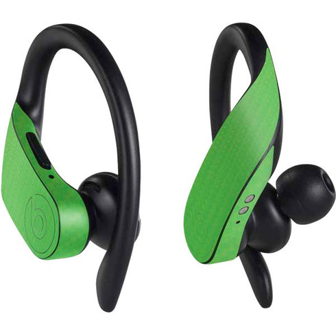 Green Carbon Fiber Specialty Material PowerBeats Pro Skin