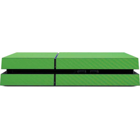 Green Carbon Fiber Specialty Material PS4 Console Skin